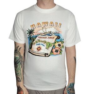 VINTAGE 1997 Hawaii islands tourist short sleeve tee‎ unisex M